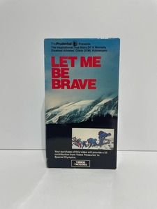 Let Me Be Brave VHS Special Olympics Video